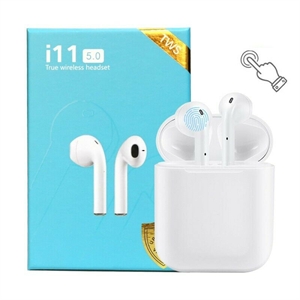 Airpod alternatives, complete with touch control. i11 5.0 'Touch,' auto pop-up, battery indicator. Bluetooth true wireless earpods, upgraded version for Android and iOS